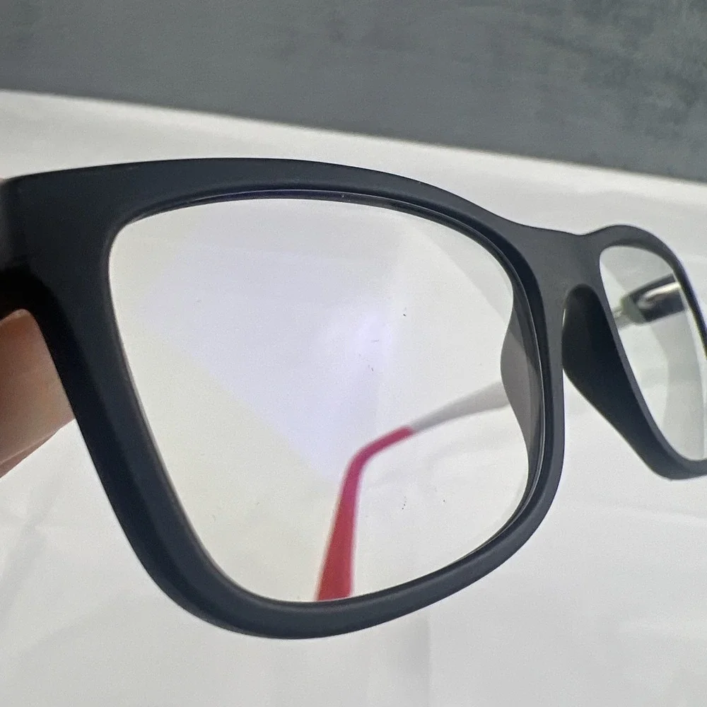 Ray-Ban RB 1549 3652 Kids Youth Eyeglasses FRAMES ONLY Black Red 48-16-125 #3